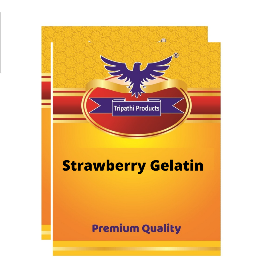 Strawberry flavoured Gelatin Powder 2 x 100gm