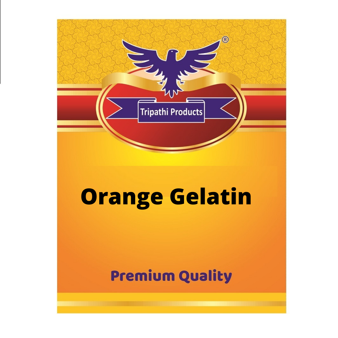 Orange flavoured Gelatin Powder 100gm
