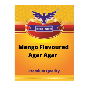Mango Flavoured Agar Agar Powder 100g | Vegetarian Jelly Setting Agent | Tripathi Products