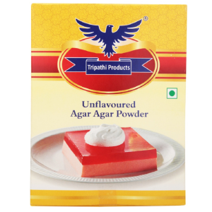 Unflavoured Agar Agar Powder 100 g | 100% Vegetarian Gelatin Substitute | Food-Grade Thickener & Gelling Agent | Tripathi Products
