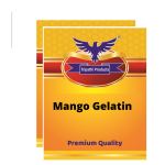 Mango flavoured Gelatin Powder – Food Grade Setting Agent for Desserts, Baking & Confectionery – 2 x 100 g |Tripathi Products