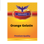 Orange flavoured Gelatin Powder – Food Grade Setting Agent for Desserts, Baking & Confectionery – 100 g |Tripathi Products