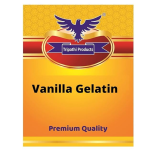 Vanilla flavoured Gelatin Powder – Food Grade Setting Agent for Desserts, Baking & Confectionery – 100 g |Tripathi Products