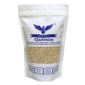 Quinoa 250 g | Pouch Pack | Premium Quality Whole Quinoa Seeds | High Protein, Gluten-Free Superfood for Healthy Cooking | Tripathi Products