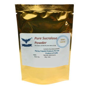 Sucralose Powder 100g | High-Intensity Zero Calorie Sweetener | Sugar Substitute for Tea, Coffee & Baking | Diabetic Friendly | Tripathi Products