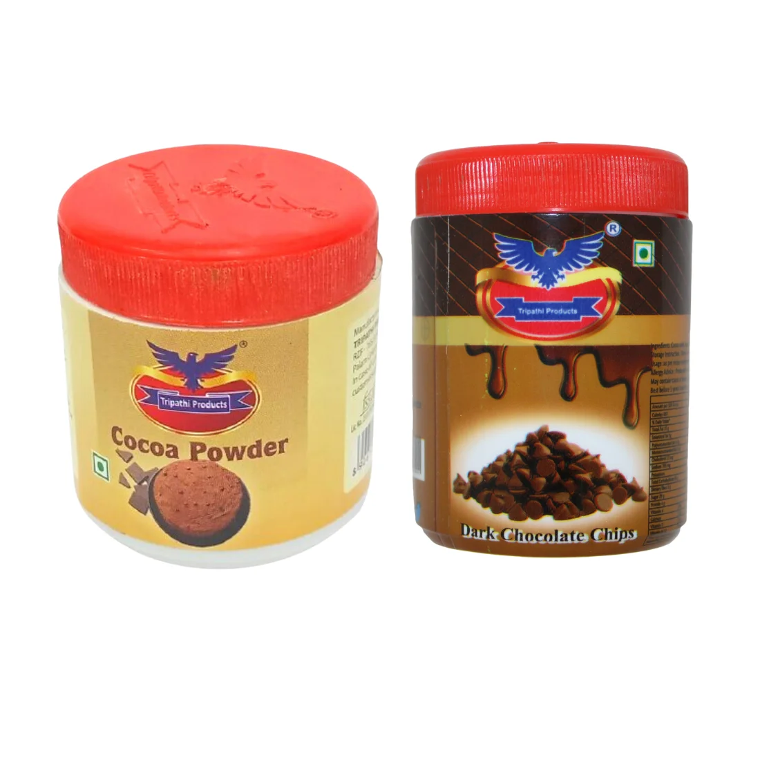 Combo Pack of Cocoa powder and Dark Chocolate chips 100 grams each