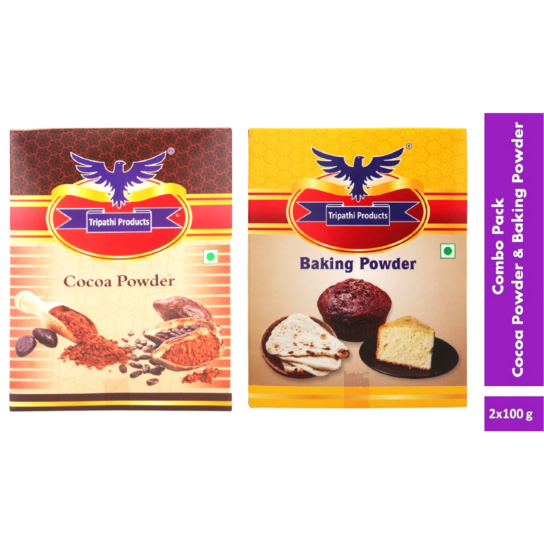 Combo Pack of Cocoa powder and Baking Powder 100 grams each