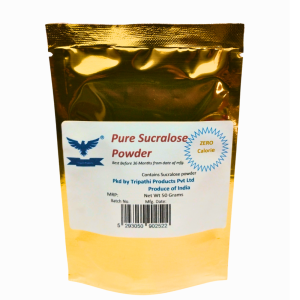 Sucralose Powder 50g | High-Intensity Zero Calorie Sweetener | Sugar Substitute for Tea, Coffee & Baking | Diabetic Friendly | Tripathi Products